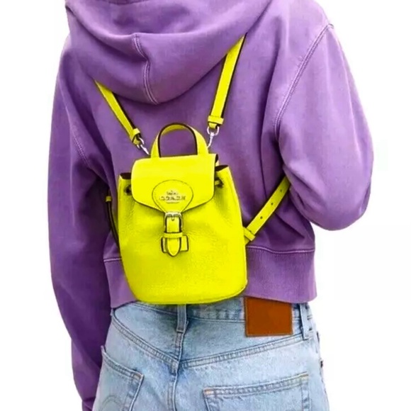 XXSOLDXX COACH Amelia Leather Convertible Backpack NWT MSRP $325 - Picture 3 of 8